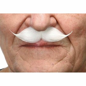 Bigode My Other Me Branco de My Other Me, Partes corporais falsas - Ref: S2418503, Preço: 7,10 €, Desconto: %