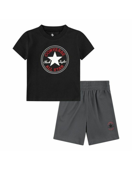 Ensemble de Sport pour Enfants Converse Noir/Gris | Tienda24 Tienda24.eu