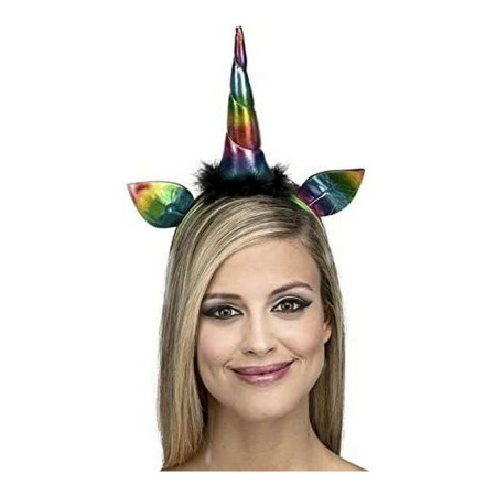 Diadema My Other Me Blanco Multicolor Unicornio S de My Other Me, Disfraces con accesorios - Ref: S2419742, Precio: 6,67 €, D...