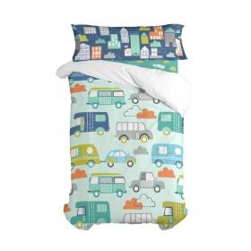 Juego de funda nórdica HappyFriday Moshi Moshi Holidays Multicolor Cama de 105 2 Piezas de HappyFriday, Edredones y fundas pa...