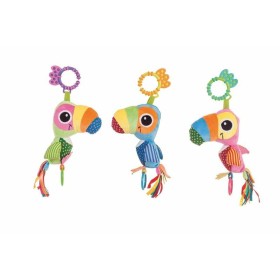 Rattle Multicolour Parrot 25cm by BigBuy Fun, Rattles and plush hoops - Ref: S2427020, Price: 7,34 €, Discount: %