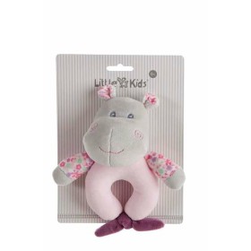 Rattle Cuddly Toy Hippopotamus by BigBuy Fun, Animals and figures - Ref: S2427056, Price: 6,91 €, Discount: %