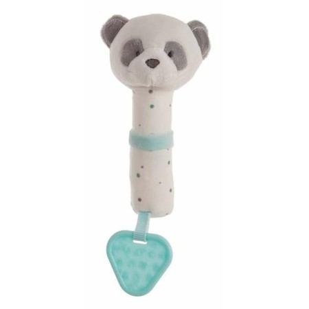 Mordedor para Bebé Oso Panda Aguamarina 20cm de BigBuy Fun, Chupetes y mordedores - Ref: S2427079, Precio: 7,49 €, Descuento: %