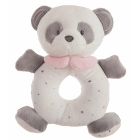 Rattle Cuddly Toy Panda bear Pink 20 cm by BigBuy Fun, Animals and figures - Ref: S2427084, Price: 7,50 €, Discount: %