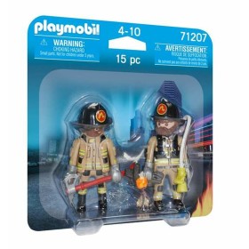 Figuras Articuladas Playmobil 71207 Bombeiro 15 Peças Duo de Playmobil, Articuladas - Ref: S2429630, Preço: 7,83 €, Desconto: %