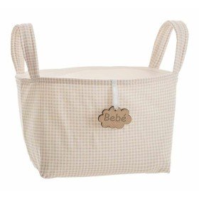 Multi-purpose basket Atmosphera Children's wicker Pompoms (34 x 28 x 34 cm) | Tienda24 - Global Online Shop Tienda24.eu