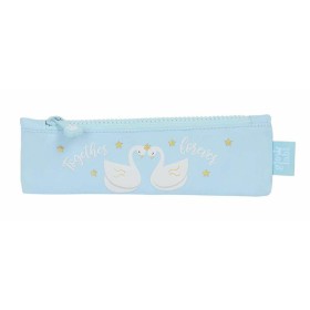 Holdall Glowlab Kids Blue 20 x 6 x 1 cm Swan Narrow by Glowlab Kids, Pencil cases - Ref: S2440912, Price: 6,36 €, Discount: %