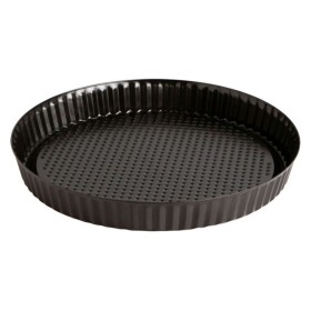 Molde para Tartas Quid Sweet Grey Negro Metal 25 x 3 cm de Quid, Moldes para tartas y bizcochos - Ref: S2701610, Precio: 4,65...