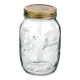 Glass Jar Bormioli 365160MDE121990 Transparent Glass 1 L Hermetic (1000 cc) by Bormioli, Airtight jars and accessories - Ref:...