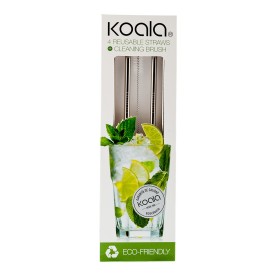 Pailles réutilisables Koala Bodega Acier inoxydable Métal 5 Pièces de Koala, Pailles - Réf : S2706273, Prix : 6,82 €, Remise : %