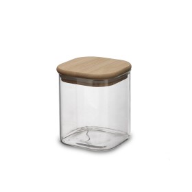 Set di 3 Barattoli DKD Home Decor Acacia Vetro Borosilicato (1 L) (400 ml) (700 ml) (3 Pezzi) | Tienda24 - Global Online Shop Tienda24.eu