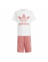 Conjunto Deportivo para Niños Adidas Trifolio Blanco | Tienda24 Tienda24.eu