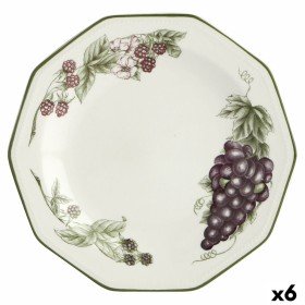 Piatto da pranzo Versa Seaside Polietilene RPET Ø 25 cm | Tienda24 - Global Online Shop Tienda24.eu