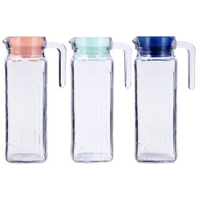 Pichet Quid Lena Avec couvercle verre 1 L de Quid, Pichets et carafes - Réf : S2710943, Prix : 4,25 €, Remise : %