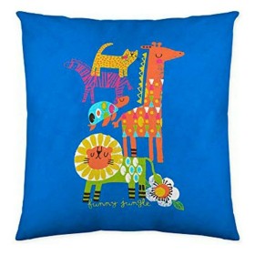 Housse de coussin Cool Kids Funny Jungle (50 x 50 cm) de Cool Kids, Housses de coussin - Réf : S2800303, Prix : 5,11 €, Remis...