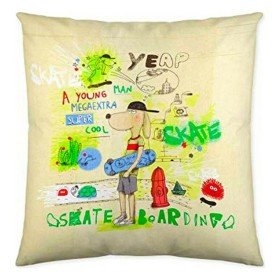 Cushion cover HappyFriday Happydino Multicolour 50 x 30 cm | Tienda24 - Global Online Shop Tienda24.eu