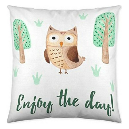 Capa de travesseiro Costura Tiowl (50 x 50 cm) | Tienda24 - Global Online Shop Tienda24.eu