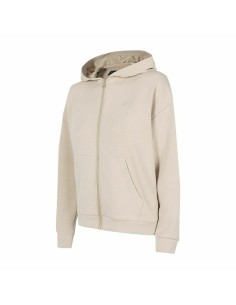 Veste de Sport pour Femme Adidas Aeroready Studio Beige | Tienda24 Tienda24.eu