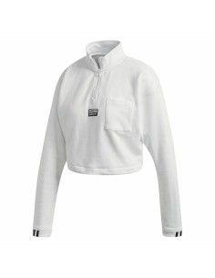 Polar com Capuz Mulher Adidas Loungewear Adicolor Salmão | Tienda24 Tienda24.eu