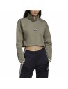 Sweat à capuche femme Adidas Originals Cropped | Tienda24 Tienda24.eu