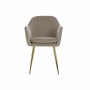 Silla DKD Home Decor 56 x 60 x 85 cm Beige Dorado Metal de DKD Home Decor, Sillas - Ref: S3022261, Precio: 101,70 €, Descuent...