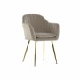 Silla DKD Home Decor 56 x 60 x 85 cm Beige Dorado Metal de DKD Home Decor, Sillas - Ref: S3022261, Precio: 101,70 €, Descuent...