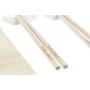 Sushi-Set DKD Home Decor Metall Bambus Weiß natürlich Orientalisch 30 x 40 cm 28 x 22 x 2,5 cm (9 Stücke) von DKD Home Decor,...