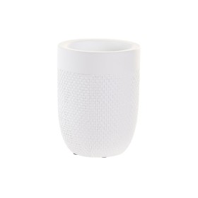 Copo DKD Home Decor 8 x 8 x 10,5 cm Cimento Branco de DKD Home Decor, Suportes e dispensadores - Ref: S3040994, Preço: 8,09 €...