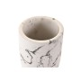 Vaso DKD Home Decor 7 X 7 X 9,5 CM Negro Cemento Blanco de DKD Home Decor, Soportes y dispensadores - Ref: S3041006, Precio: ...