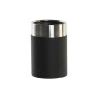 Toothbrush Holder DKD Home Decor Black Silver Resin Stainless steel 7 x 7 x 10,5 cm (12 Units) by DKD Home Decor, Stands and ...