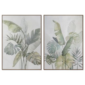 Painting DKD Home Decor Palms 100 x 4 x 140 cm Tropical (2 Units) by DKD Home Decor, Prints on Canvas - Ref: S3052795, Price:...