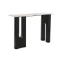 Console Home ESPRIT Blanc Noir Marbre Bois de manguier 117 x 31 x 77 cm de Home ESPRIT, Tables - Réf : S3054164, Prix : 247,0...