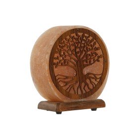 Lampe de bureau Home ESPRIT Arbre Marron Rose Bois Sel 15 W 220 V 16 x 7 x 18 cm de Home ESPRIT, Lampes de chevet - Réf : S30...