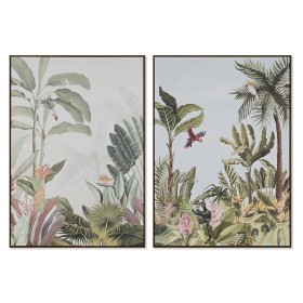 Painting Home ESPRIT Tropical 100 x 4 x 140 cm (2 Units) by Home ESPRIT, Prints on Canvas - Ref: S3054771, Price: 198,36 €, D...