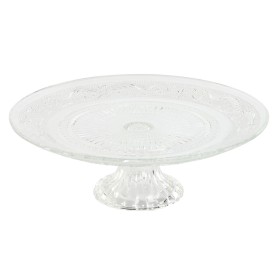 Snack tray Home ESPRIT Transparent Crystal 23 x 23 x 8 cm by Home ESPRIT, Plates and dishes - Ref: S3055304, Price: 7,09 €, D...