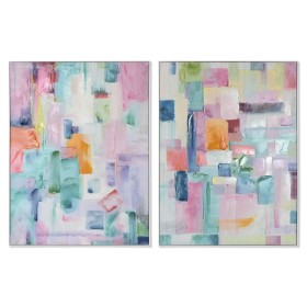 Painting Home ESPRIT Abstract Urban 90 x 3,5 x 120 cm (2 Units) by Home ESPRIT, Prints on Canvas - Ref: S3055617, Price: 135,...