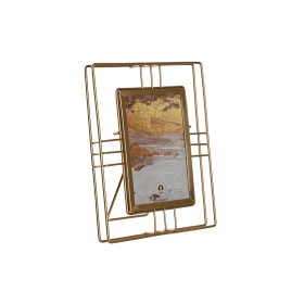 Cadre photo Home ESPRIT Doré Métal Verre 17,5 x 2,5 x 22,5 cm (12 Unités) de Home ESPRIT, Cadres muraux et de table - Réf : S...