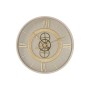 Orologio da Parete Home ESPRIT Bianco Beige Dorato Cristallo Ferro 60 x 8 x 60 cm 59,5 x 8,5 x 59,5 cm di Home ESPRIT, Orolog...