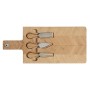 Tabla de cortar Home ESPRIT Natural Bambú Acero Inoxidable 41 x 18,3 x 2 cm (4 Piezas) de Home ESPRIT, Tablas de cortar - Ref...