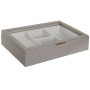 Scatola-Portagioie Home ESPRIT Beige Cristallo 29,5 x 19,5 x 6 cm di Home ESPRIT, Portagioielli da armadio - Rif: S3056312, P...