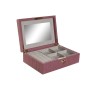 Caja-Joyero Home ESPRIT Crema Magenta 27 x 19 x 9 cm de Home ESPRIT, Organizadores de joyas - Ref: S3056314, Precio: 34,81 €,...