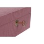 Guarda-Joias Home ESPRIT Creme Magenta 27 x 19 x 9 cm de Home ESPRIT, Organizadores de joias - Ref: S3056314, Preço: 34,81 €,...