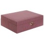 Boîte à bijoux Home ESPRIT Crème Magenta 27 x 19 x 9 cm de Home ESPRIT, Organiseurs de bijoux - Réf : S3056314, Prix : 34,81 ...