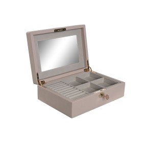 Guarda-Joias Home ESPRIT Rosa Claro 27 x 19 x 9 cm de Home ESPRIT, Organizadores de joias - Ref: S3056316, Preço: 34,51 €, De...