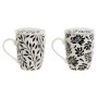 Taza con Filtro para Infusiones Home ESPRIT Azul Blanco Negro Moderno 340 ml (2 Unidades) de Home ESPRIT, Tazas - Ref: S30564...