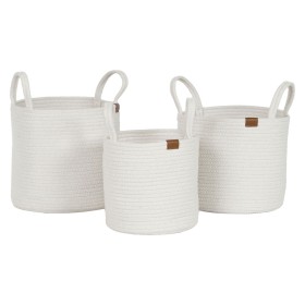 Basket set Home ESPRIT Blue Brown 43 x 33 x 32,5 cm (2 Pieces) | Tienda24 - Global Online Shop Tienda24.eu