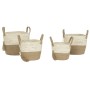 Basket set Home ESPRIT Natural Light brown Jute Modern 40 x 40 x 41 cm by Home ESPRIT, Boxes - Ref: S3056904, Price: 74,68 €,...