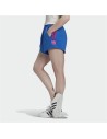 Short de Sport pour Femme Adidas Originals Adicolor 3D Trefoil Bleu | Tienda24 Tienda24.eu