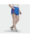 Short de Sport pour Femme Adidas Originals Adicolor 3D Trefoil Bleu | Tienda24 Tienda24.eu