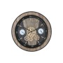 Horloge Murale Home ESPRIT Noir Naturel Verre Fer 60 x 8 x 60 cm de Home ESPRIT, Pendules murales - Réf : S3057647, Prix : 98...